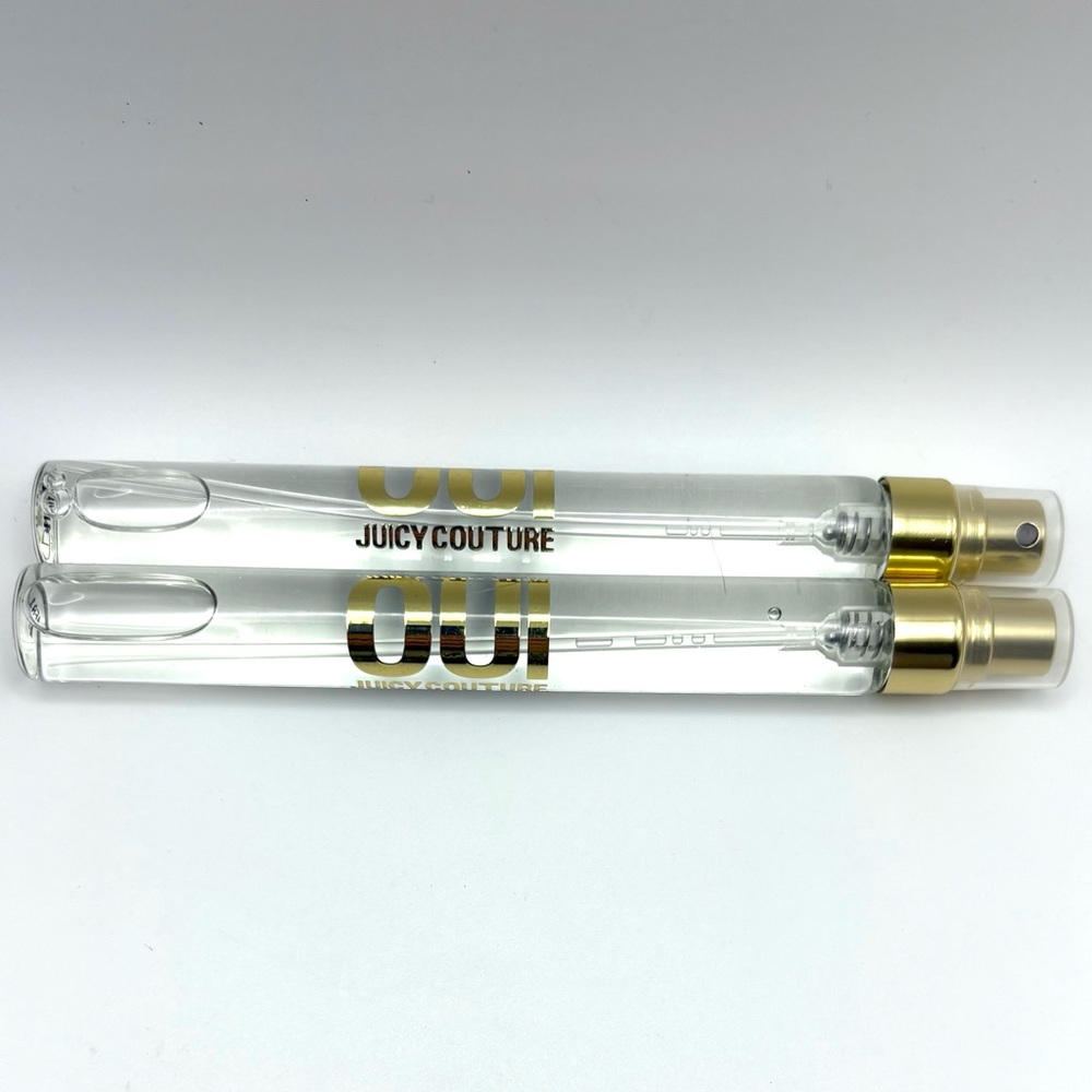 New Juicy Couture Oui Eau de Parfum Travel Spray 10ml Set of 2